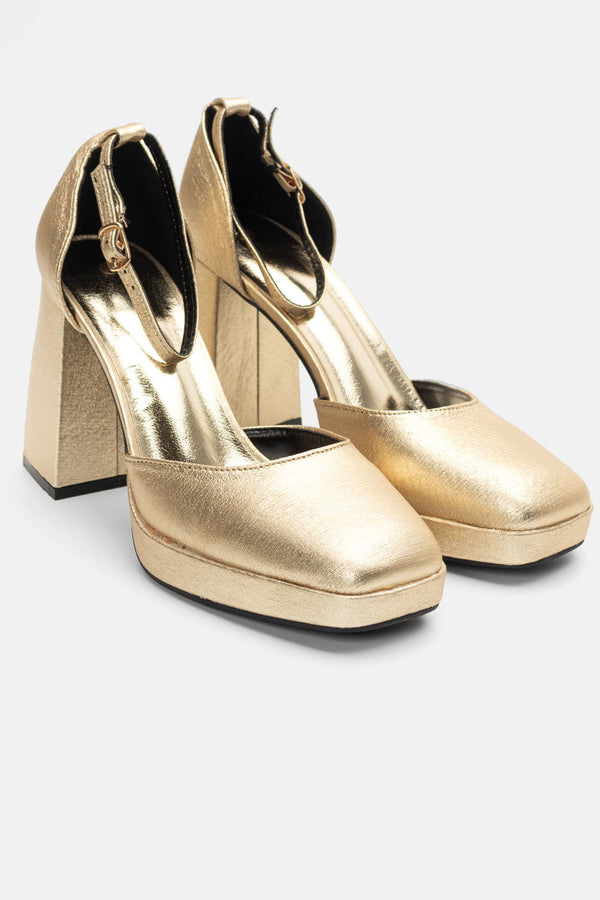 Sandale Absatz Mia Gold