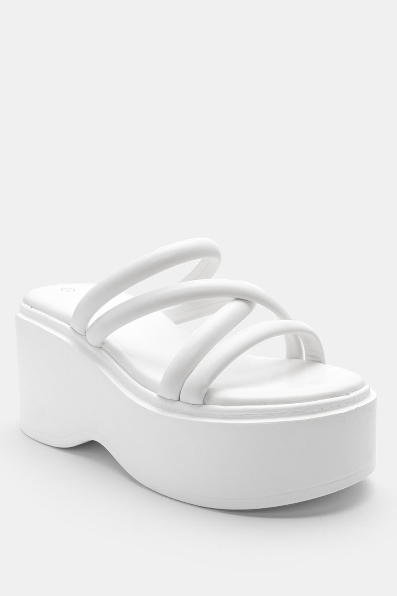 White Platform Sandal