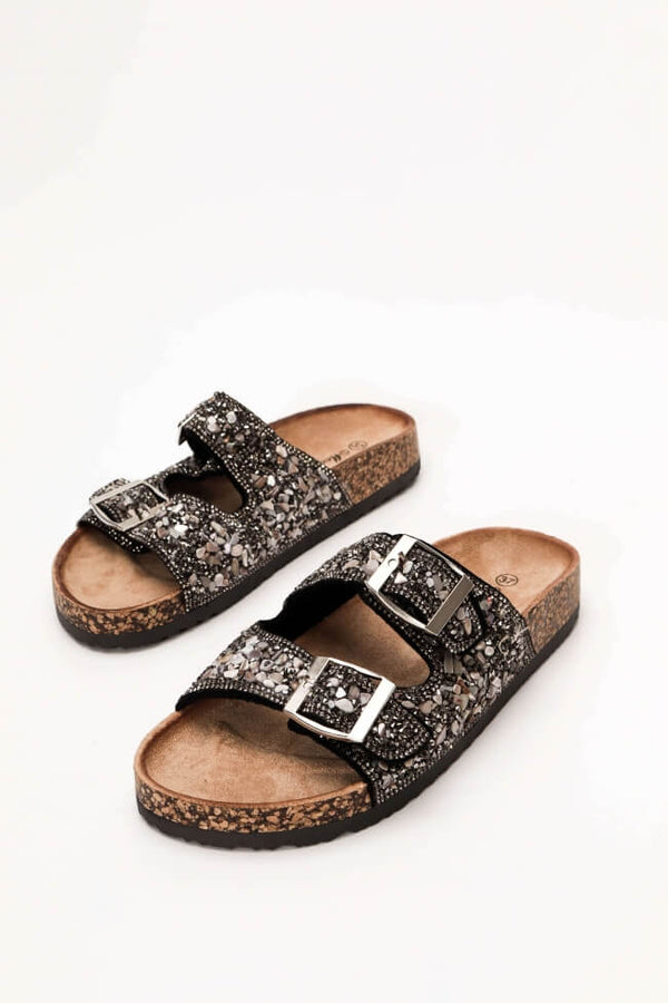 Sandale indienne noire