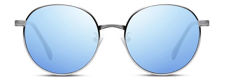 STEAMROLLER BUBBLE METAL SILVER BLUE Sunglasses SteamRoller Sunglasses 