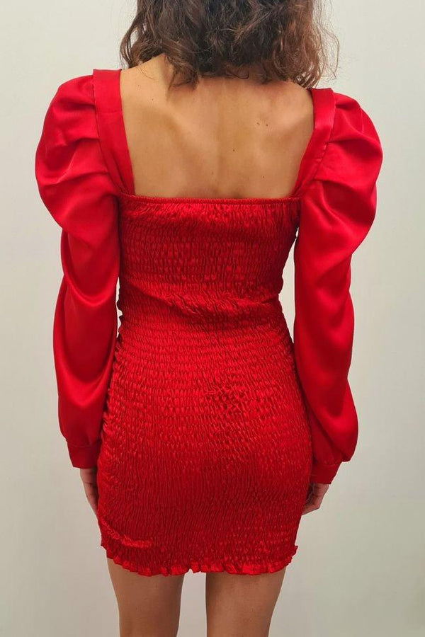 Vestido Mirada Rojo - Pasarelle