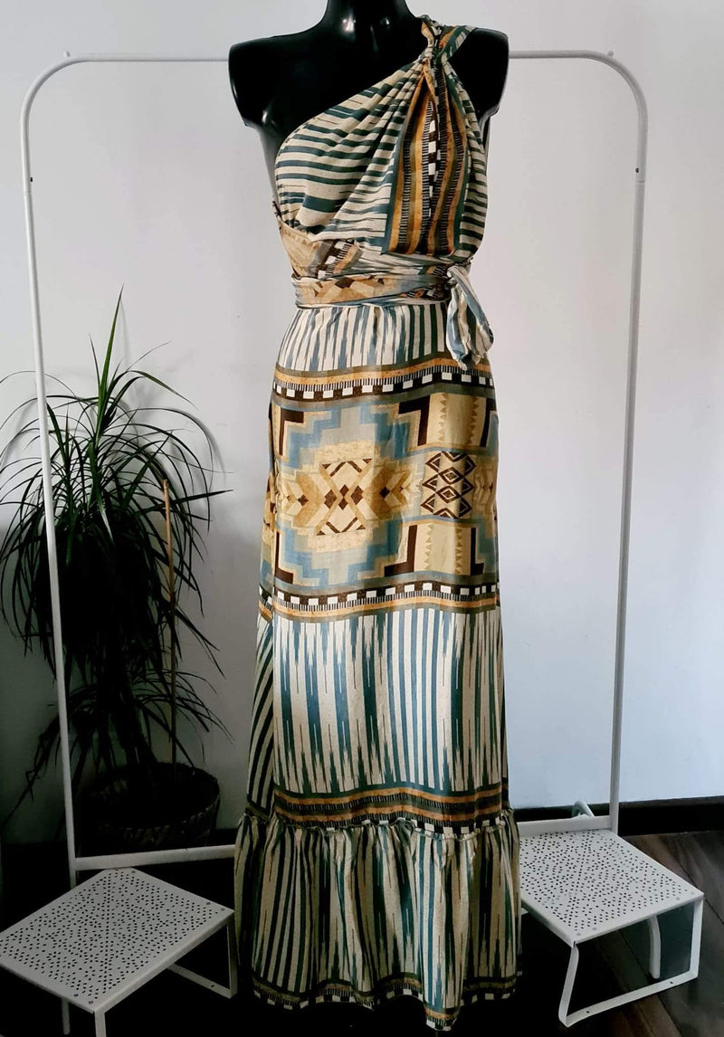 Vestido Multiposición de Seda II - Pasarelle