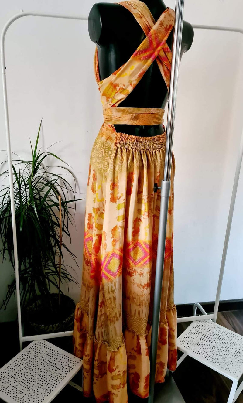 Vestido Multiposición de Seda III - Pasarelle