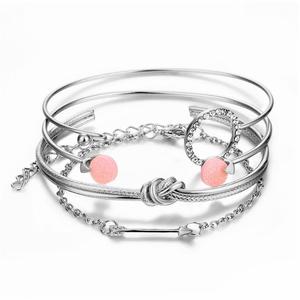 Pulsera Set 4 piezas Hibiscus